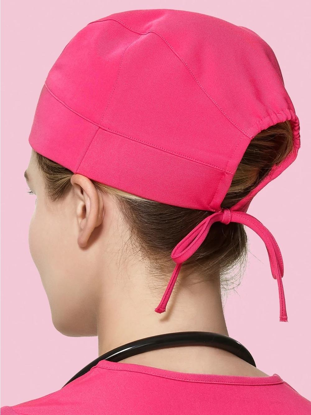 Mandala Contemporary Scrub Cap in limited edition color Azalea (Unisex One Size)